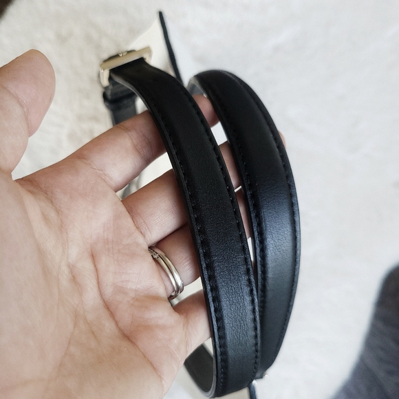 RARE Kate Spade NY Rosaline Bow Black & White Leather Satchel Shoulder B… - Picture 6 of 16